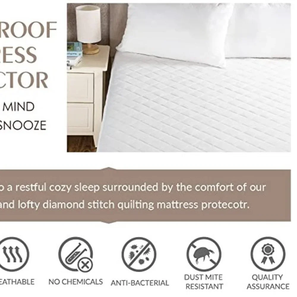 NEW Bedsure Mattress Protector Waterproof Hypoallergenic Twin Size
